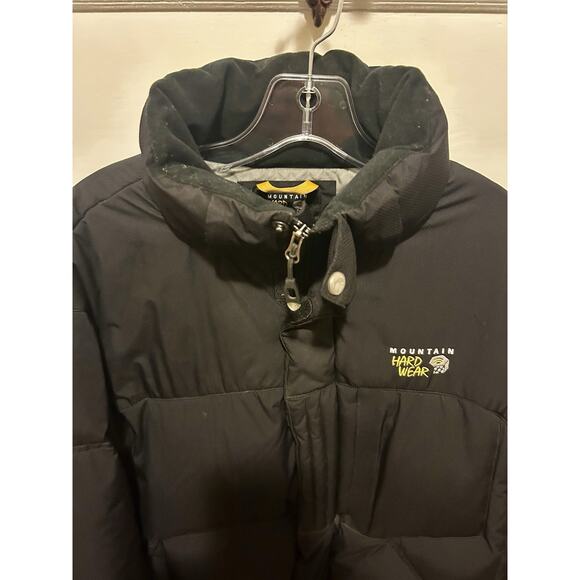 Mountain Hardwear Jacket Men Large Black Conduit Heavy Puffer Down Filled - Picture 2 of 8